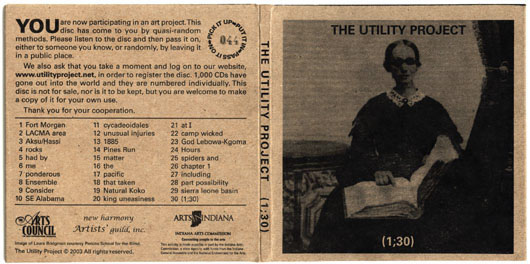 Utility Project CD - Outer Cover
